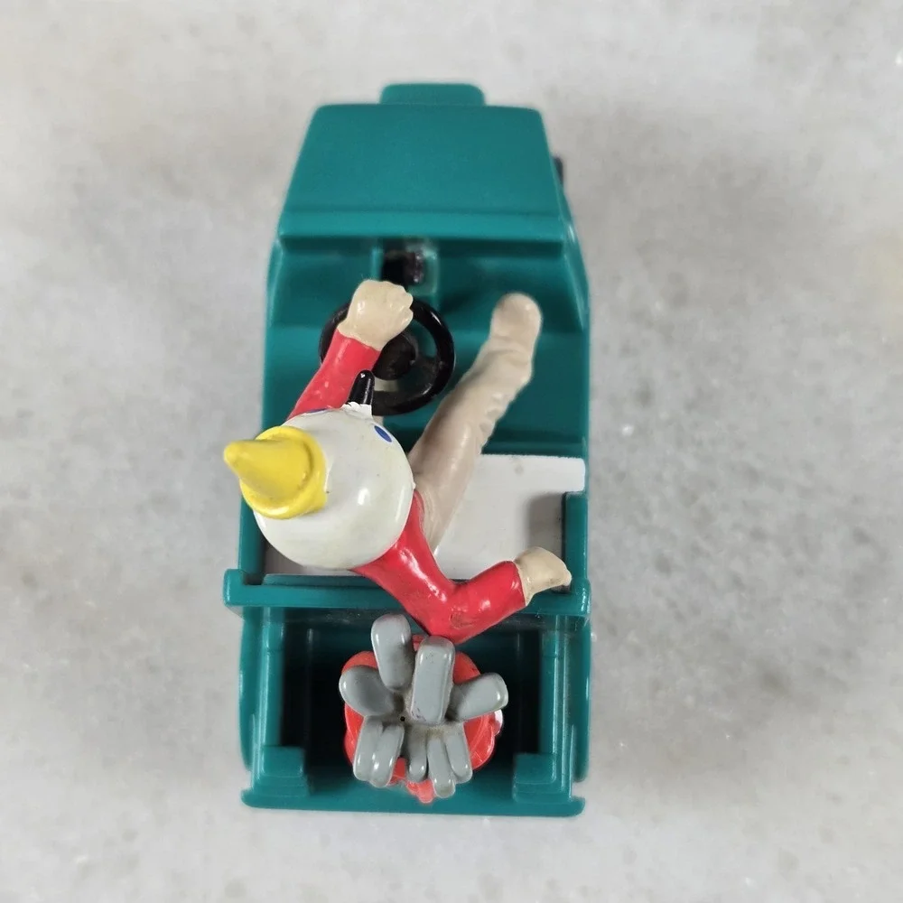 Vintage 2000 Jack in the Box Jack in Golf Cart Toy Advertising Mascot Free Wheel